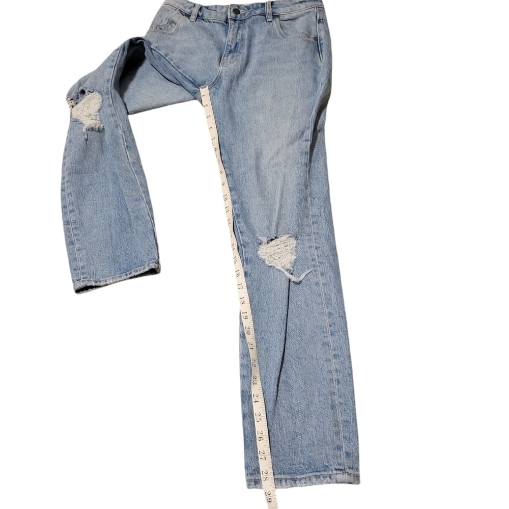 Rollas Miller Mid-High Rise Slim Jean Women's Size 27 Distressed Knee High Rise - Picture 8 of 10
